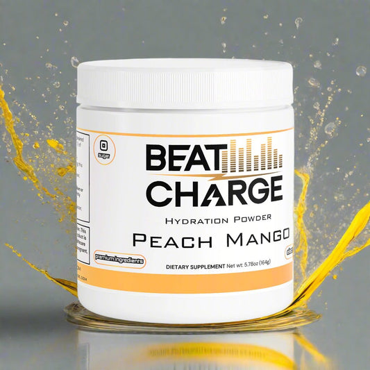 Beat Charge - Hydration Powder (Peach Mango) Caffeine FREE
