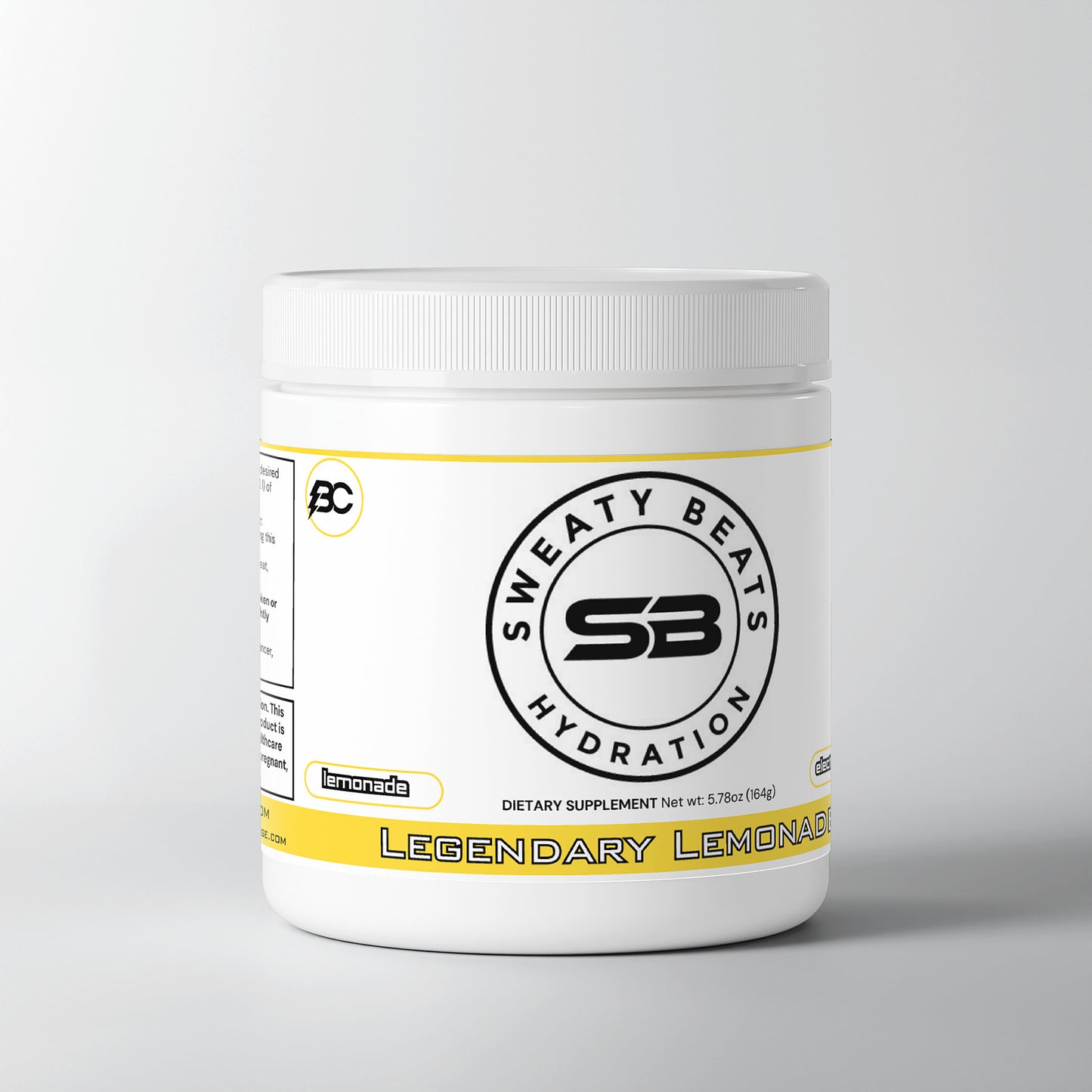 Sweaty Beats - Legendary Lemonade Hydration Powder (Lemonade)