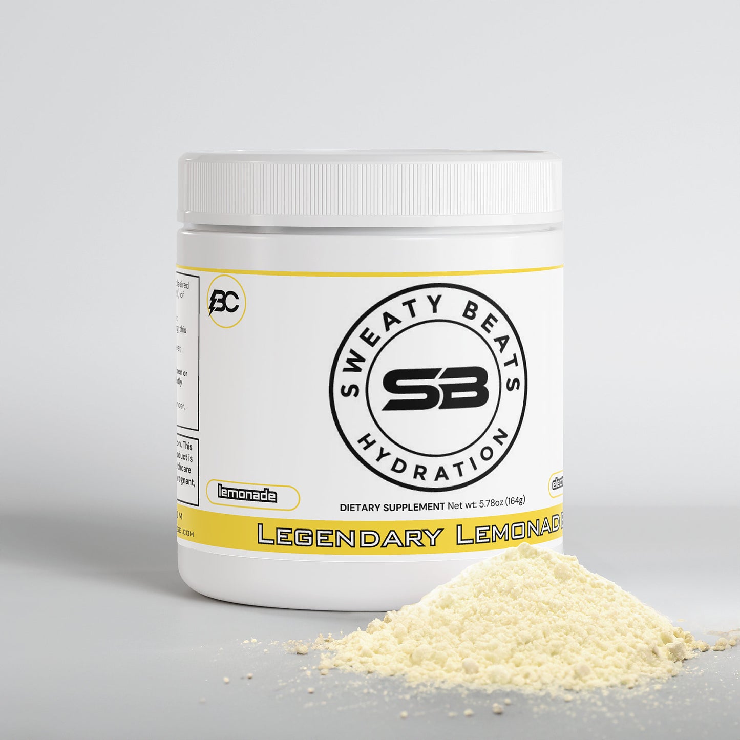 Sweaty Beats - Legendary Lemonade Hydration Powder (Lemonade)