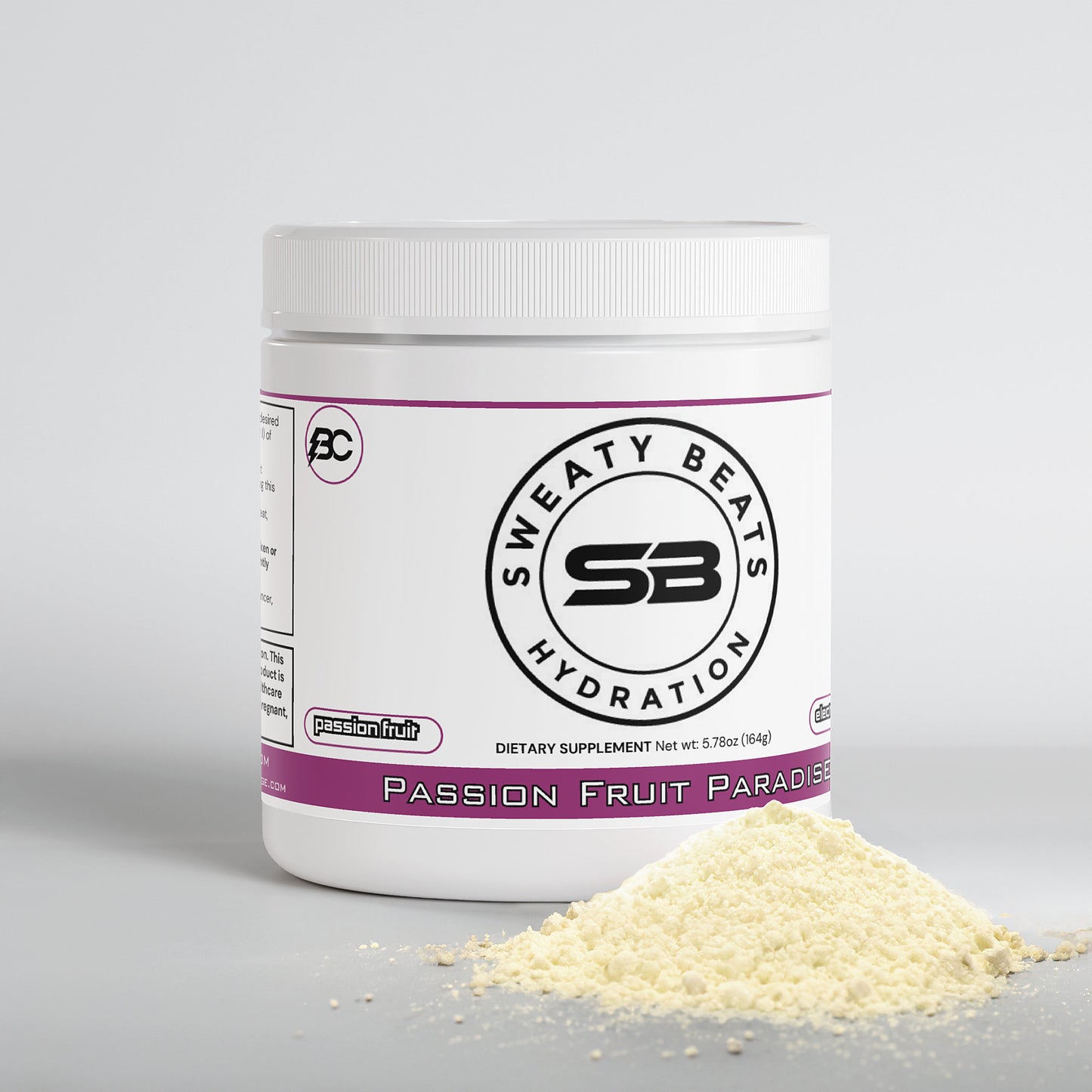 Sweaty Beats - Passion Fruit Paradise Hydration Powder (Passion Fruit)