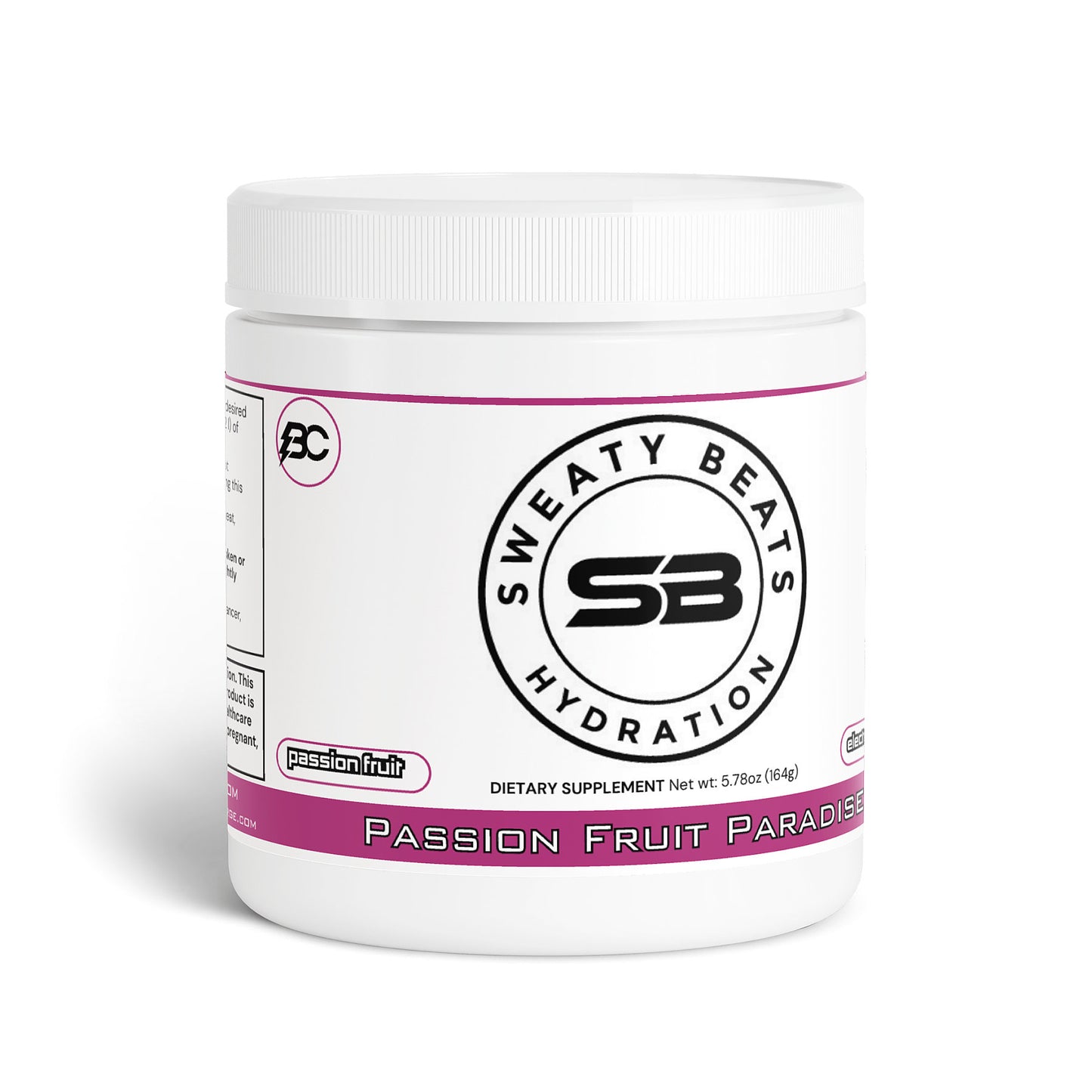 Sweaty Beats - Passion Fruit Paradise Hydration Powder (Passion Fruit)