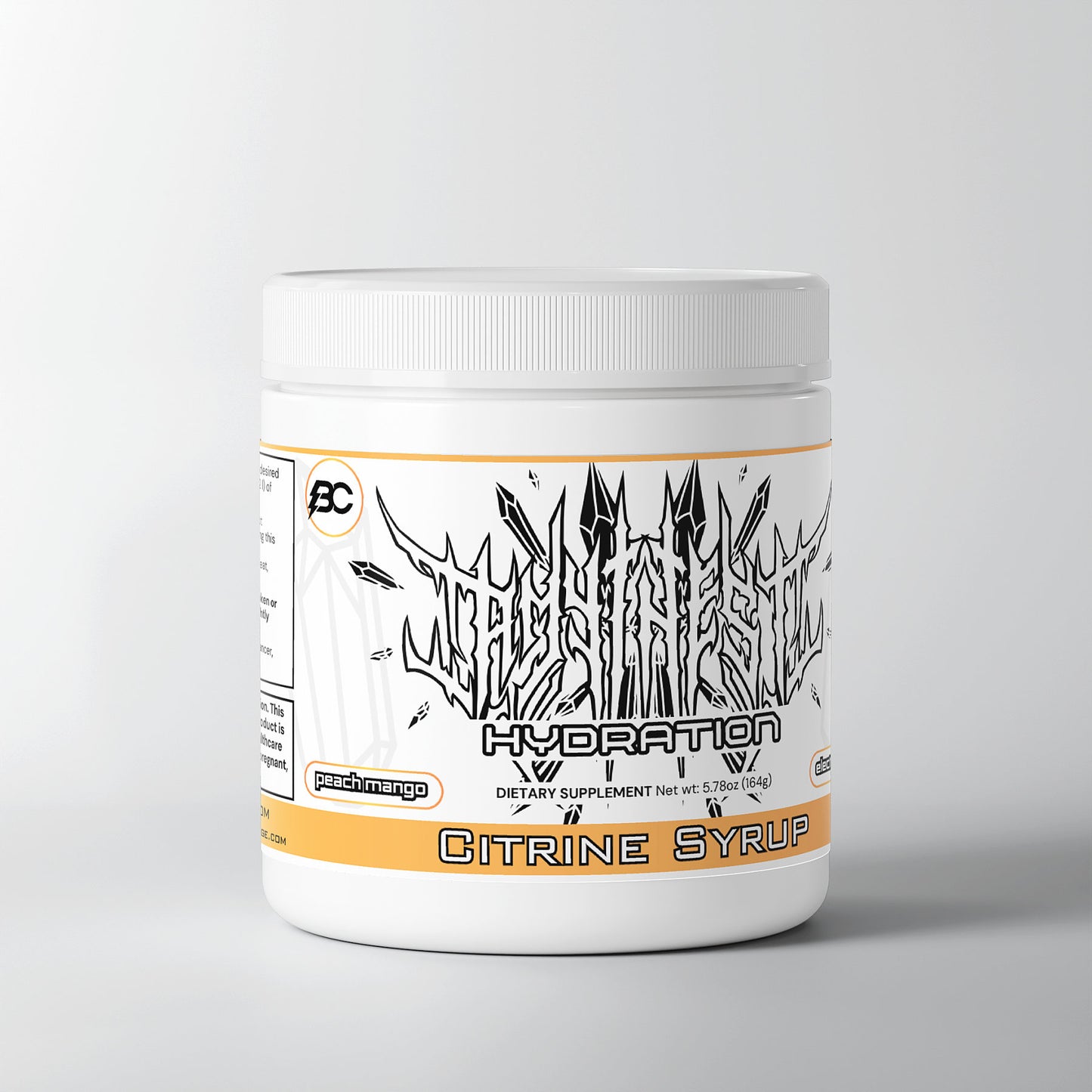 DJ Amythest - Citrine Syrup Hydration Powder (Peach Mango)