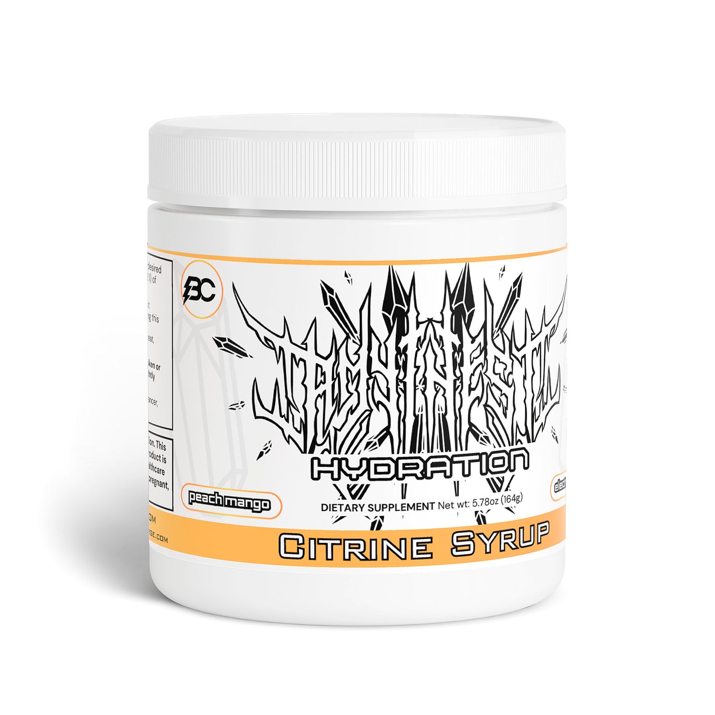 DJ Amythest - Citrine Syrup Hydration Powder (Peach Mango)