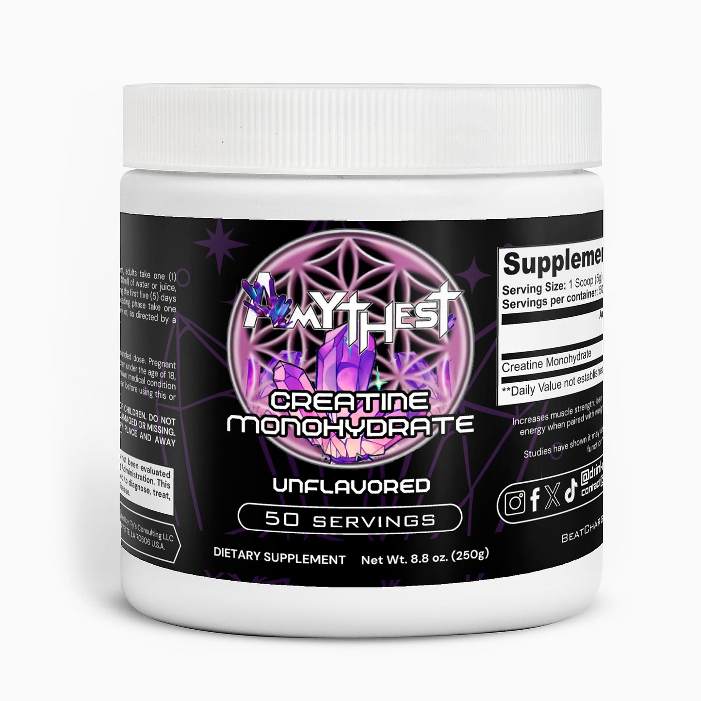 DJ Amythest - 100% Pure Creatine Monohydrate