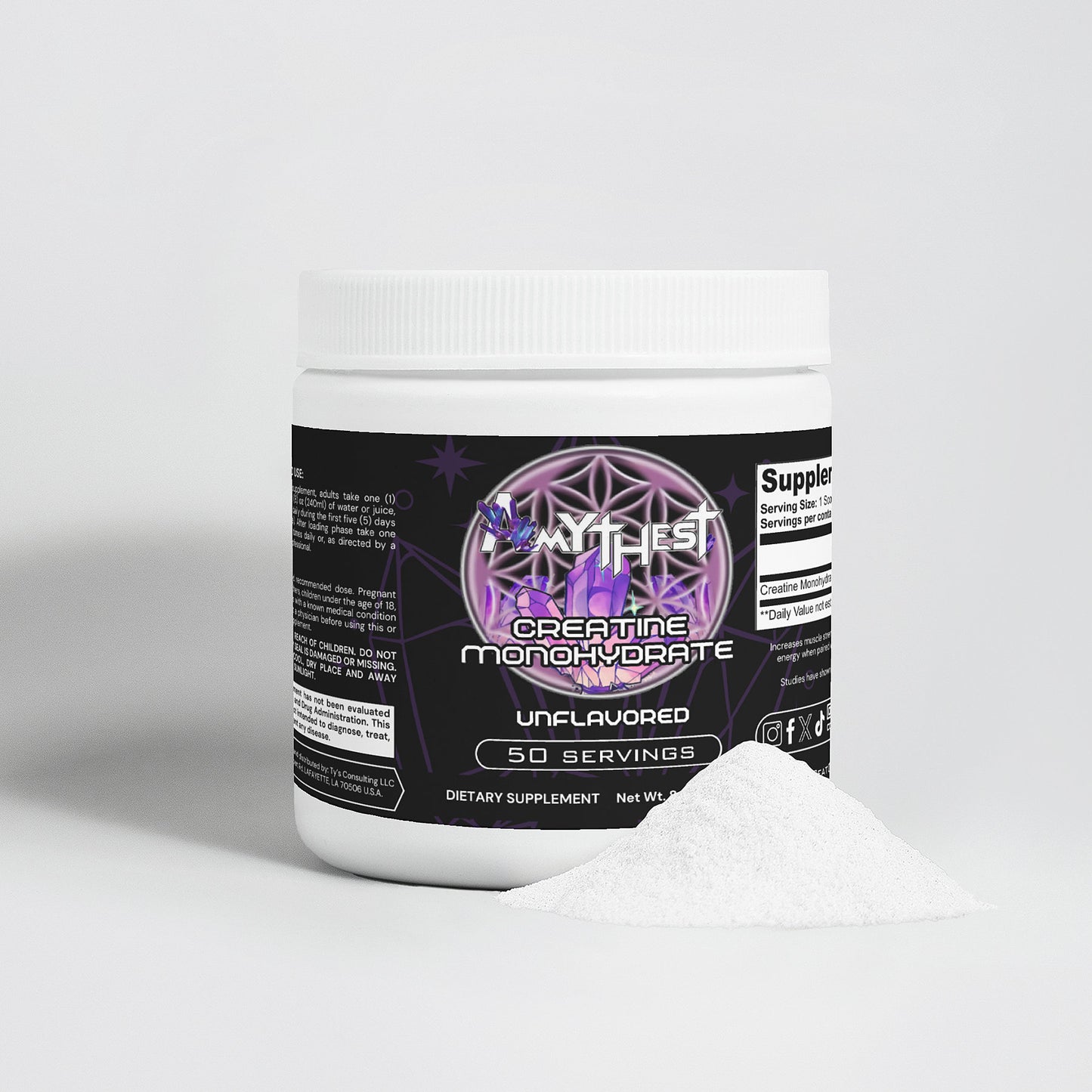 DJ Amythest - 100% Pure Creatine Monohydrate