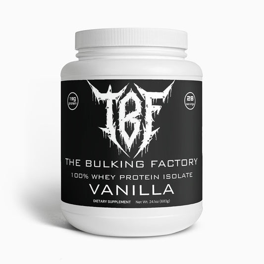 Too Sick To Pray - The Bulking Factory Whey Protein Isolate (Vanilla)