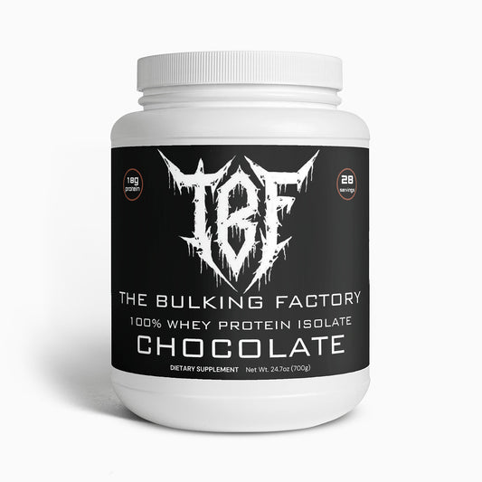 Too Sick To Pray - The Bulking Factory 100% Whey Protein Isolate (Chocolate)