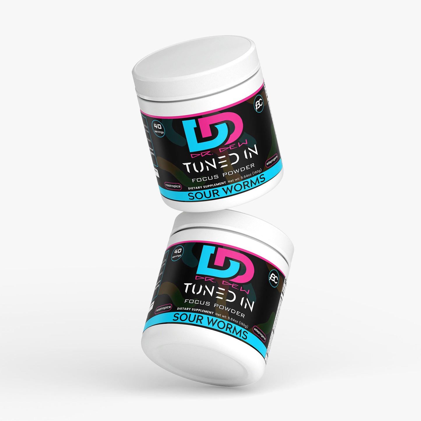 Dr. Dew - TUNED IN Sour Worms Focus Powder