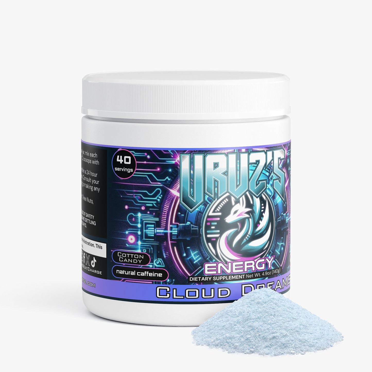 Chris Uruz - Cloud Dreams Energy Powder (Cotton Candy)
