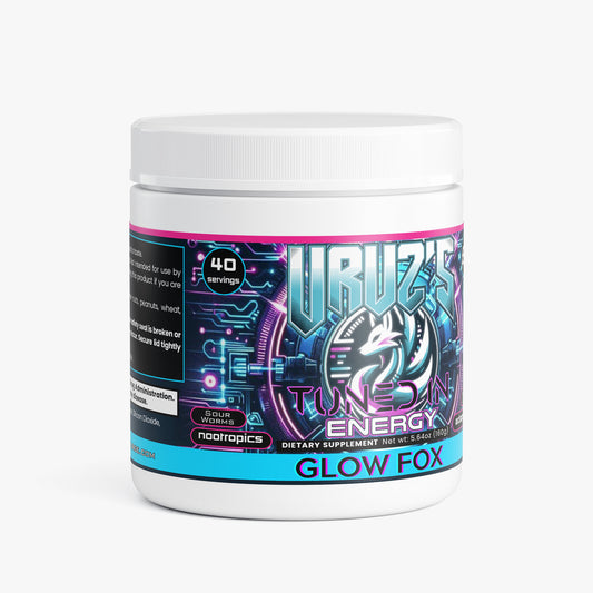 Chris Uruz - Glow Fox TUNED IN Focus Energy Powder (Sour Worms)