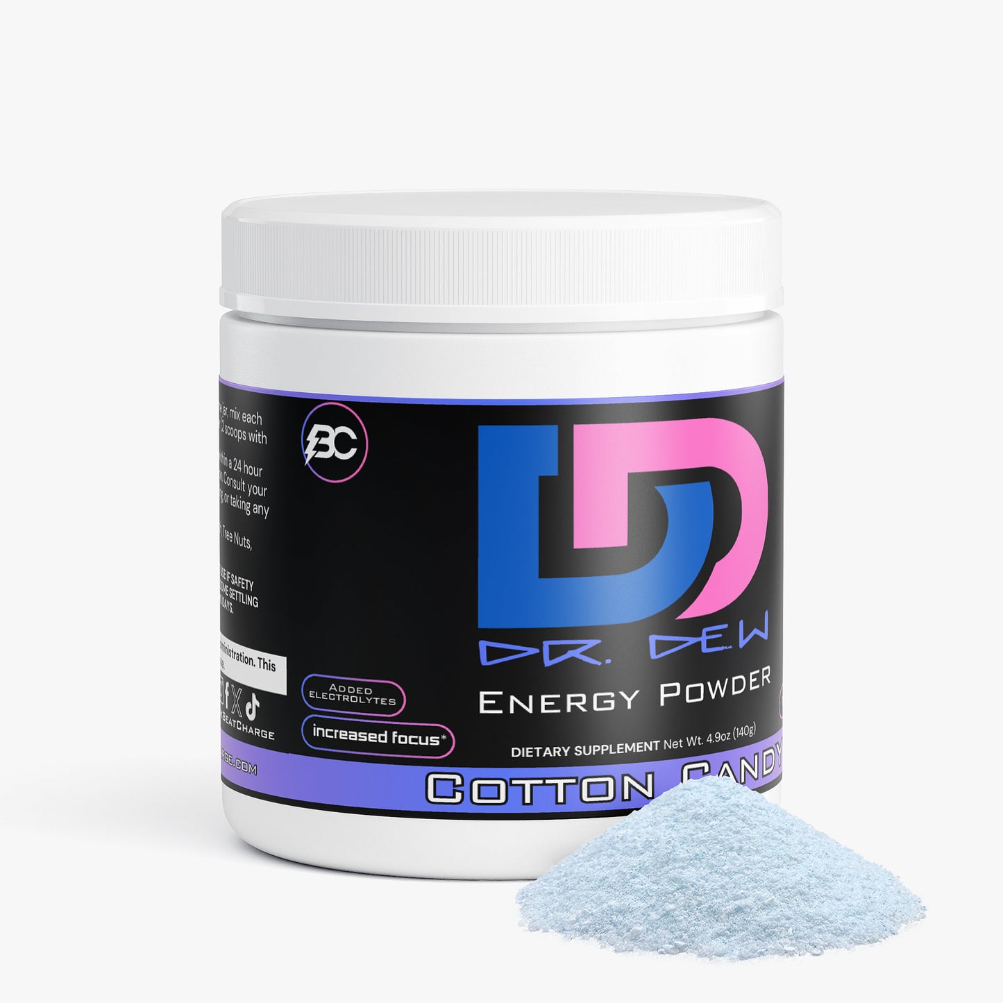 Dr. Dew - Energy Powder (Cotton Candy)