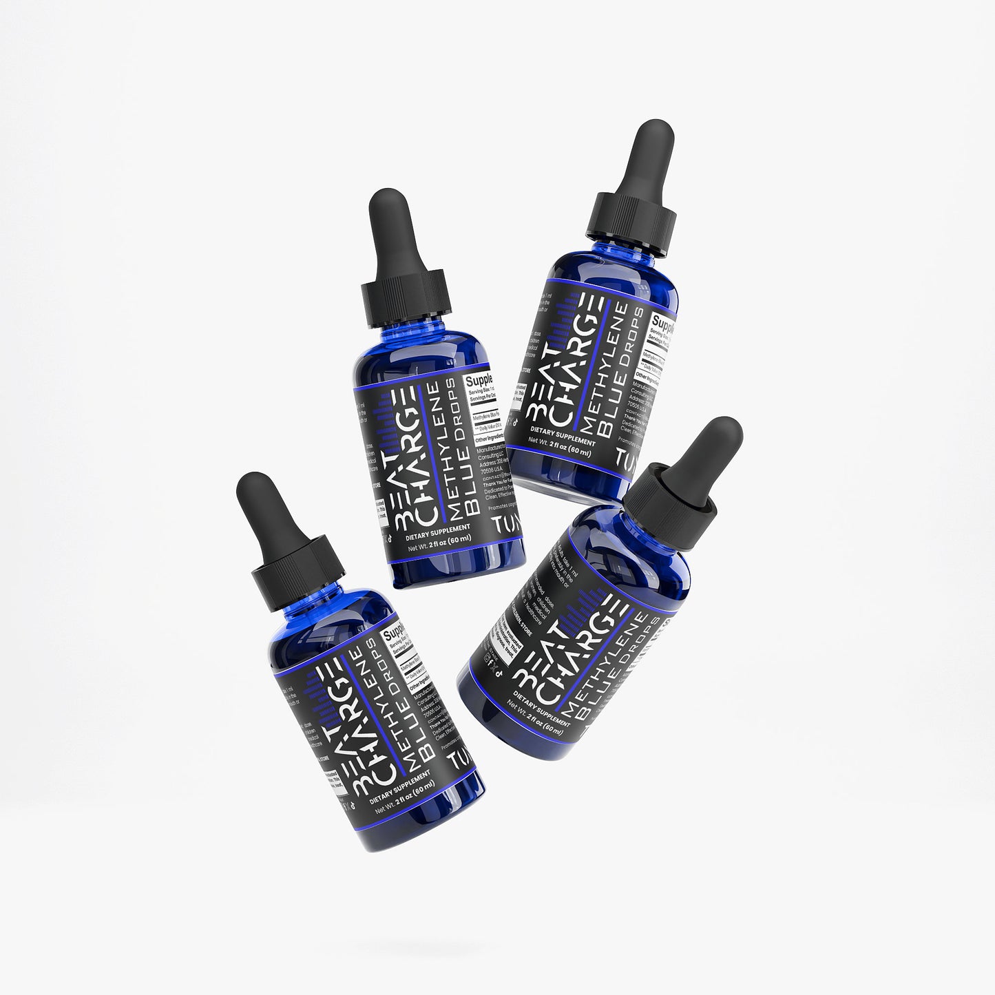 Beat Charge - Methylene Blue Drops 600mg Bottle