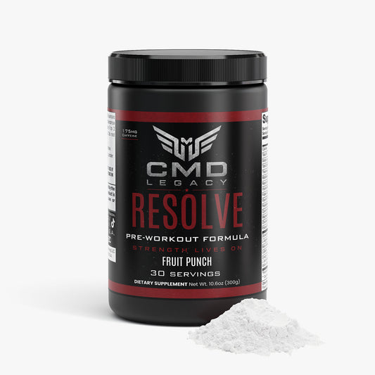 CMD Legacy - Resolve Pre-Workout Powder (Fruit Punch)