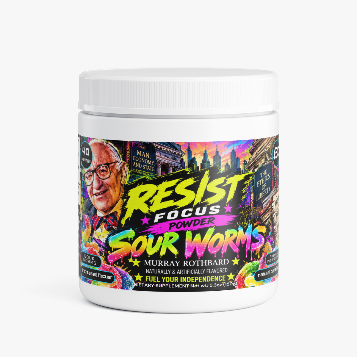Resist Energy - Focus Powder (Sour Worms)