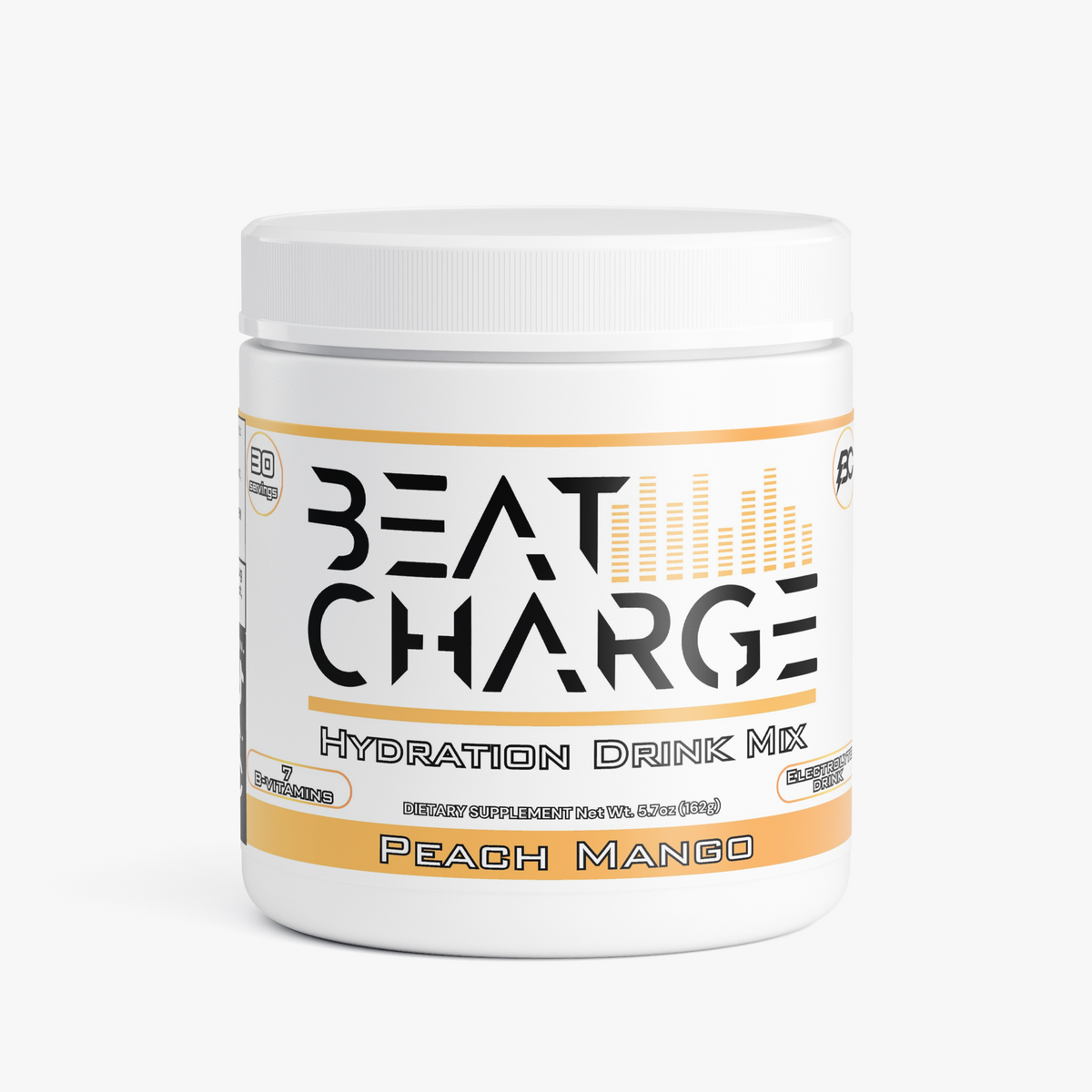 Beat Charge - Hydration Drink Mix (Peach Mango) Caffeine FREE