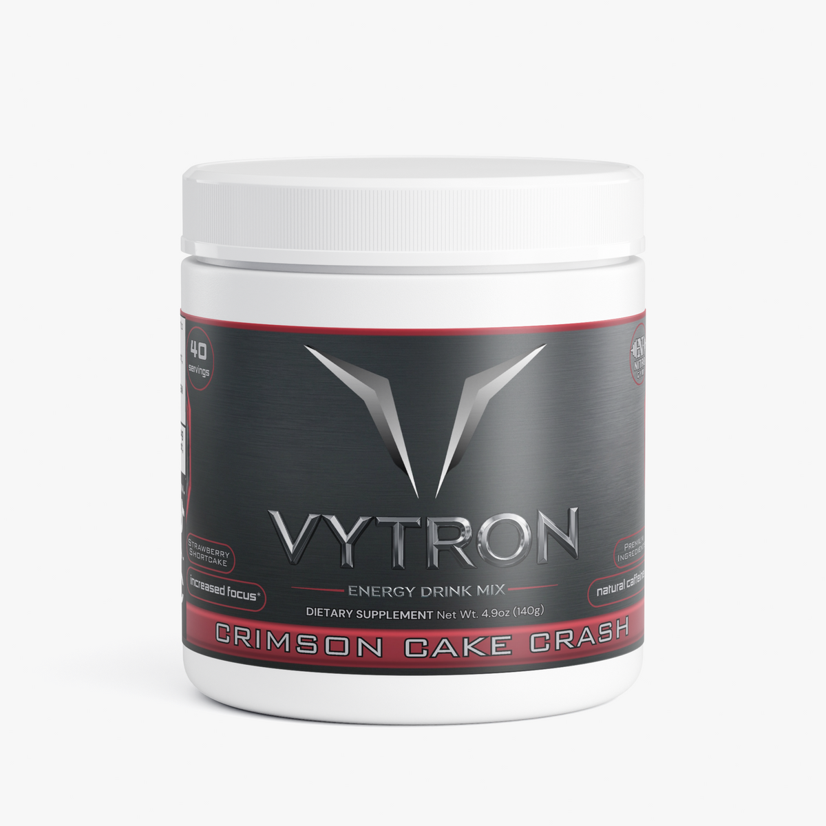 VYTRON - Crimson Cake Crash Energy Powder (Strawberry Shortcake)