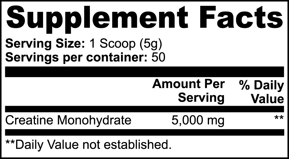 The Carnivore Lifestyle - Carnivore Creatine (Creatine Monohydrate)