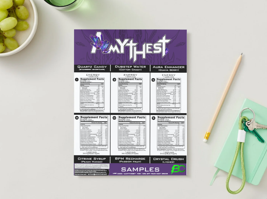 DJ Amythest - Sample pack (6 Flavors)