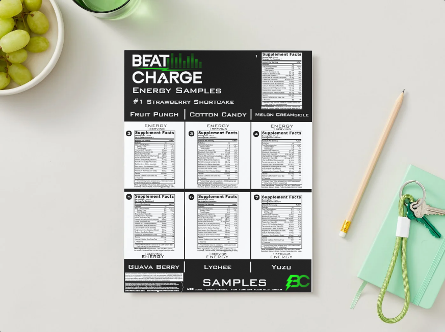 Beat Charge Energy Sample pack (7 Flavors)