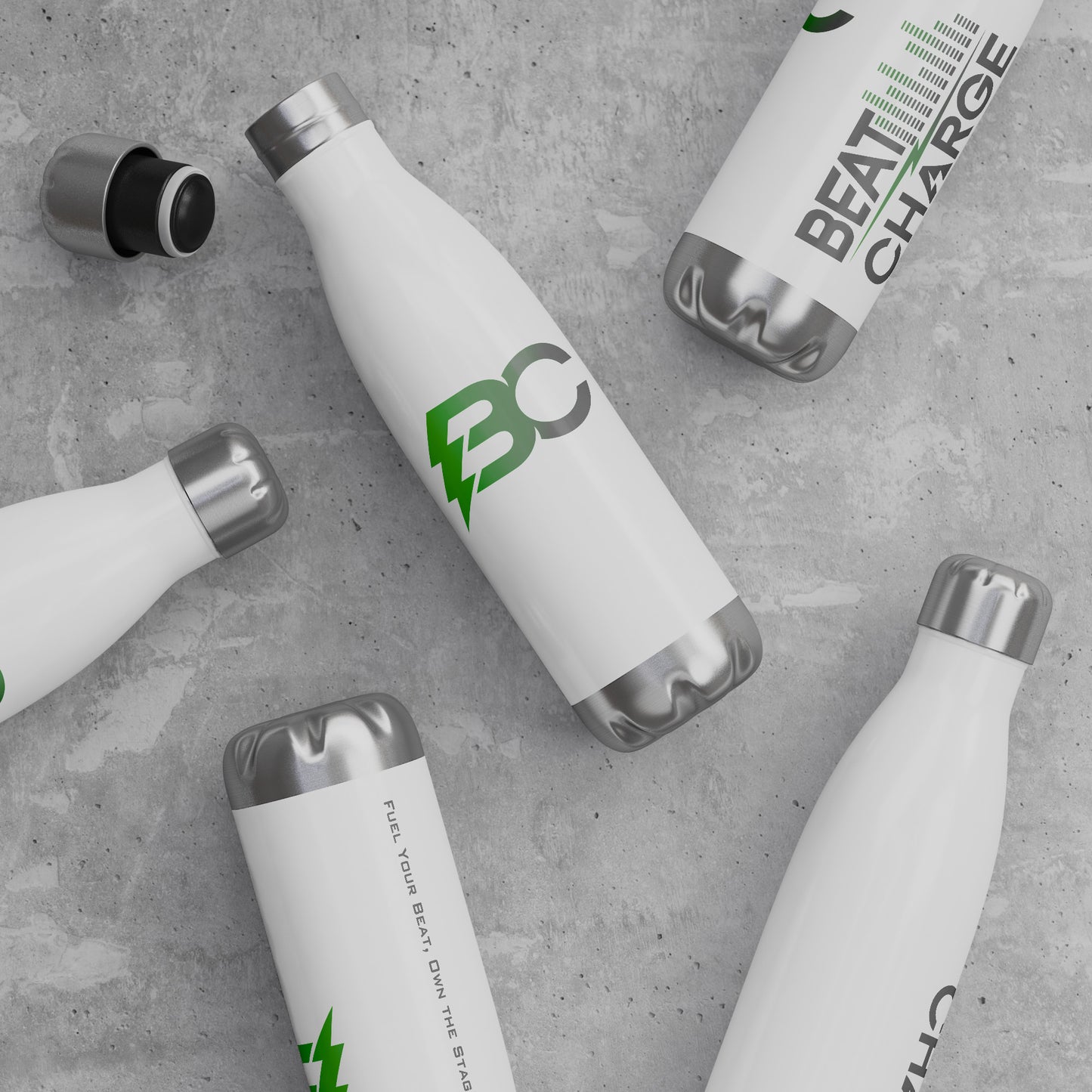 Beat Charge Stainless Steel 20oz Insulated Bottle