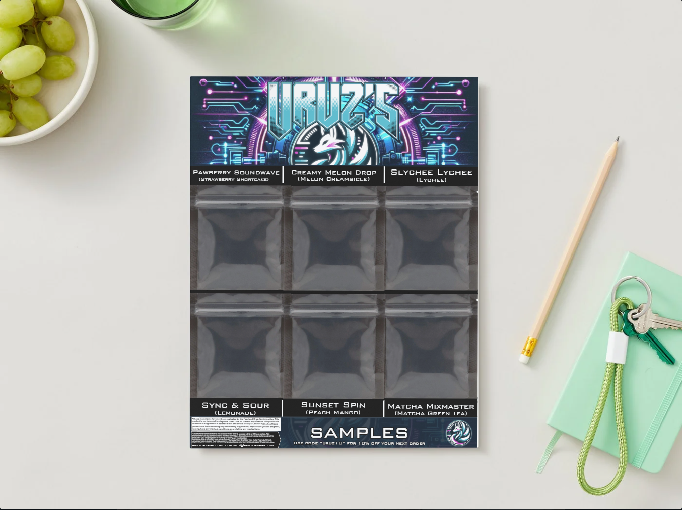 Chris Uruz - Sample pack (6 Flavors)
