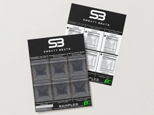 Sweaty Beats - Sample pack (6 Flavors)