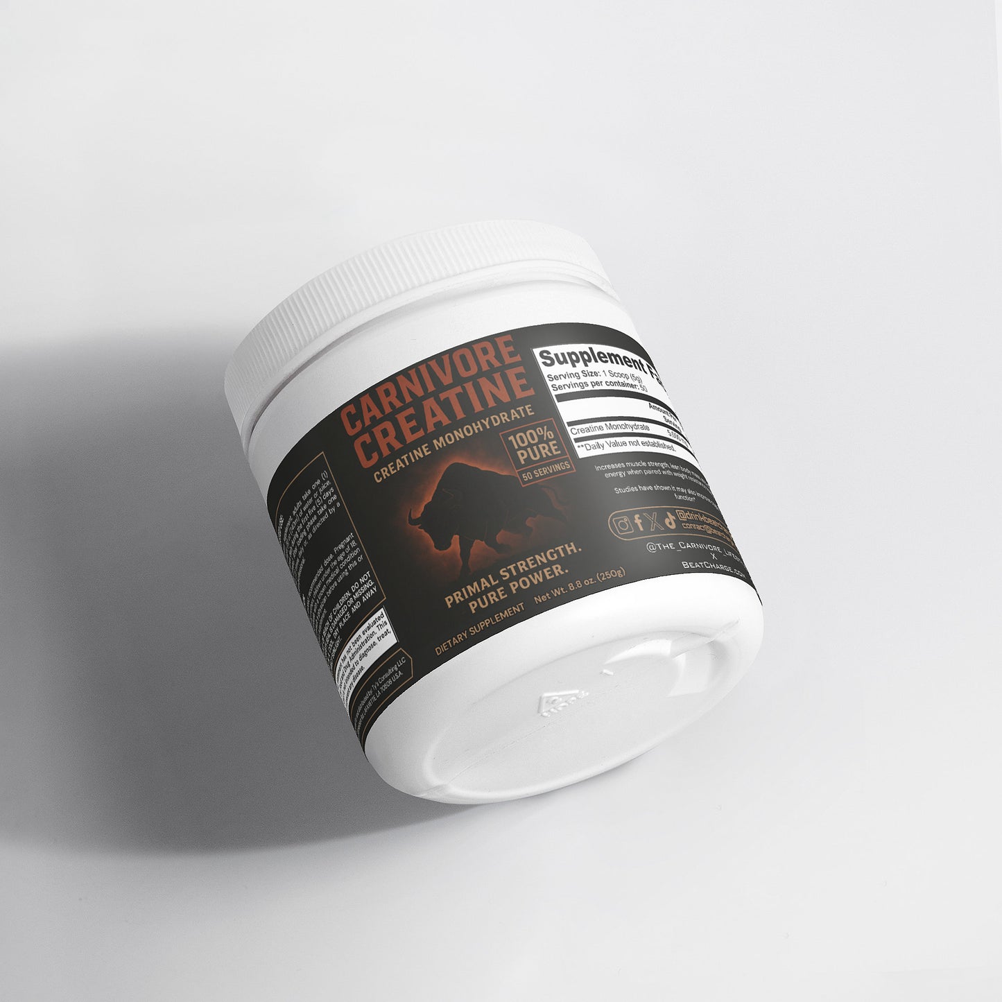 The Carnivore Lifestyle - Carnivore Creatine (Creatine Monohydrate)