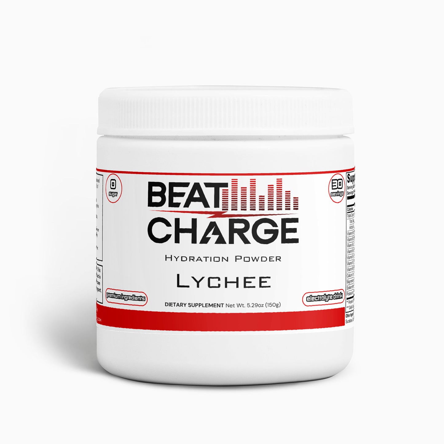 Beat Charge - Hydration Powder (Lychee) Caffeine FREE