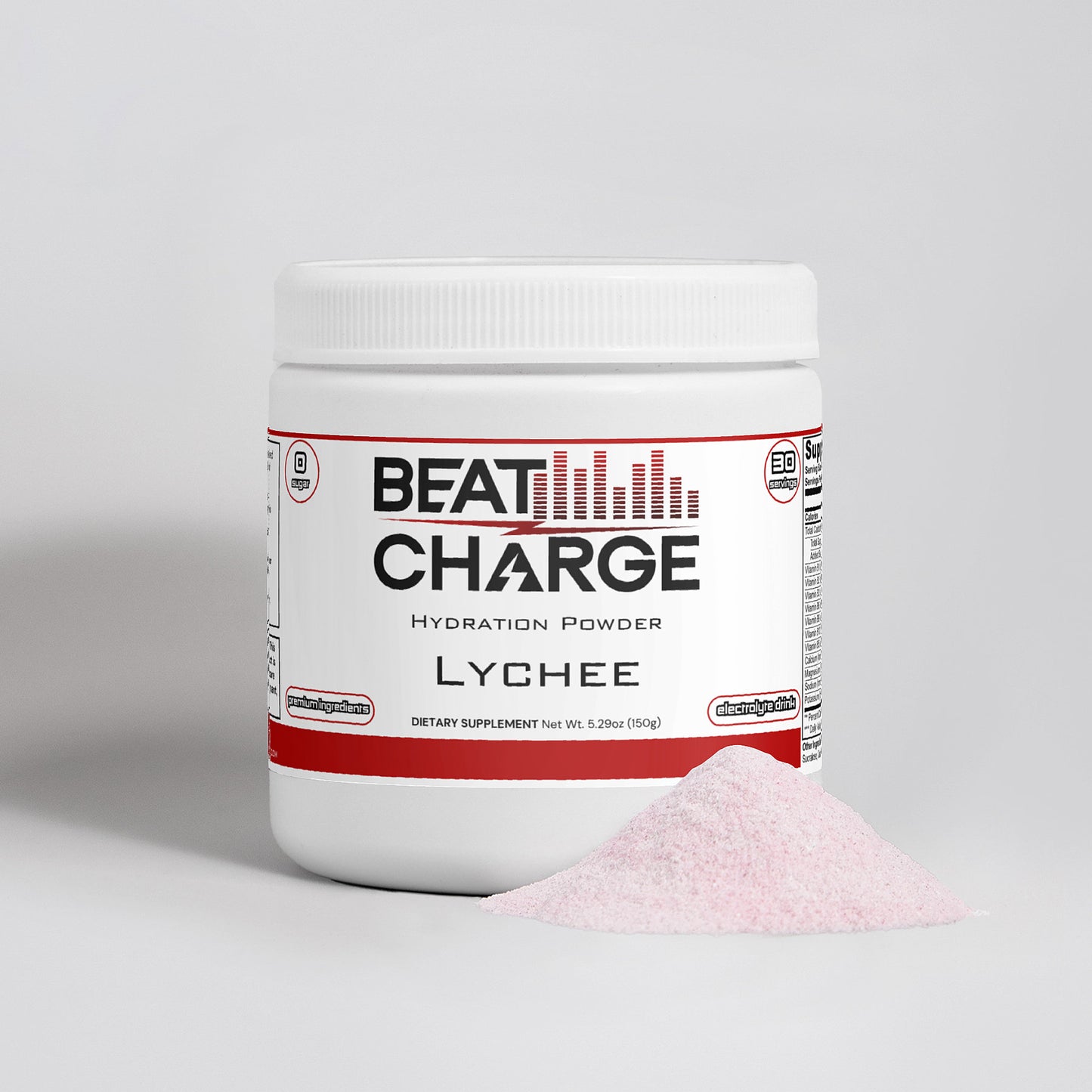 Beat Charge - Hydration Powder (Lychee) Caffeine FREE