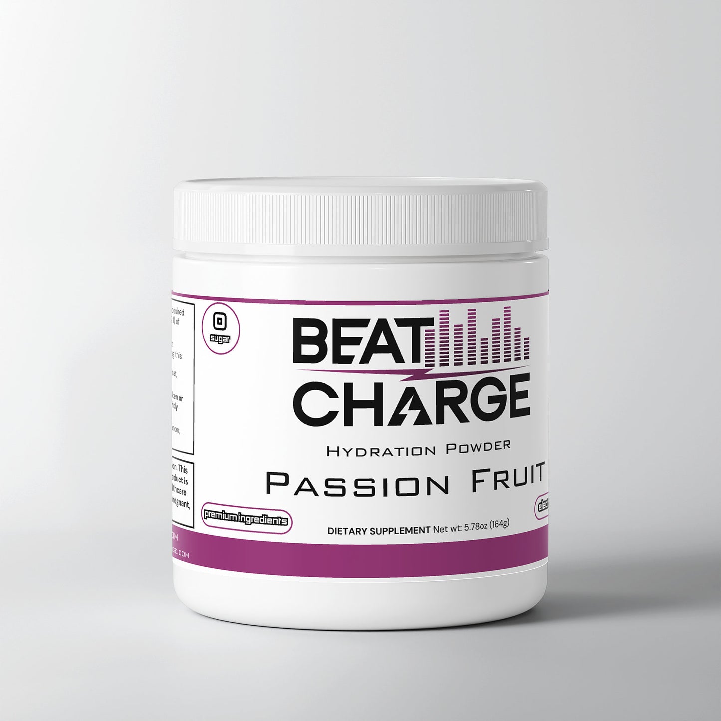 Beat Charge - Hydration Powder (Passion Fruit) Caffeine FREE