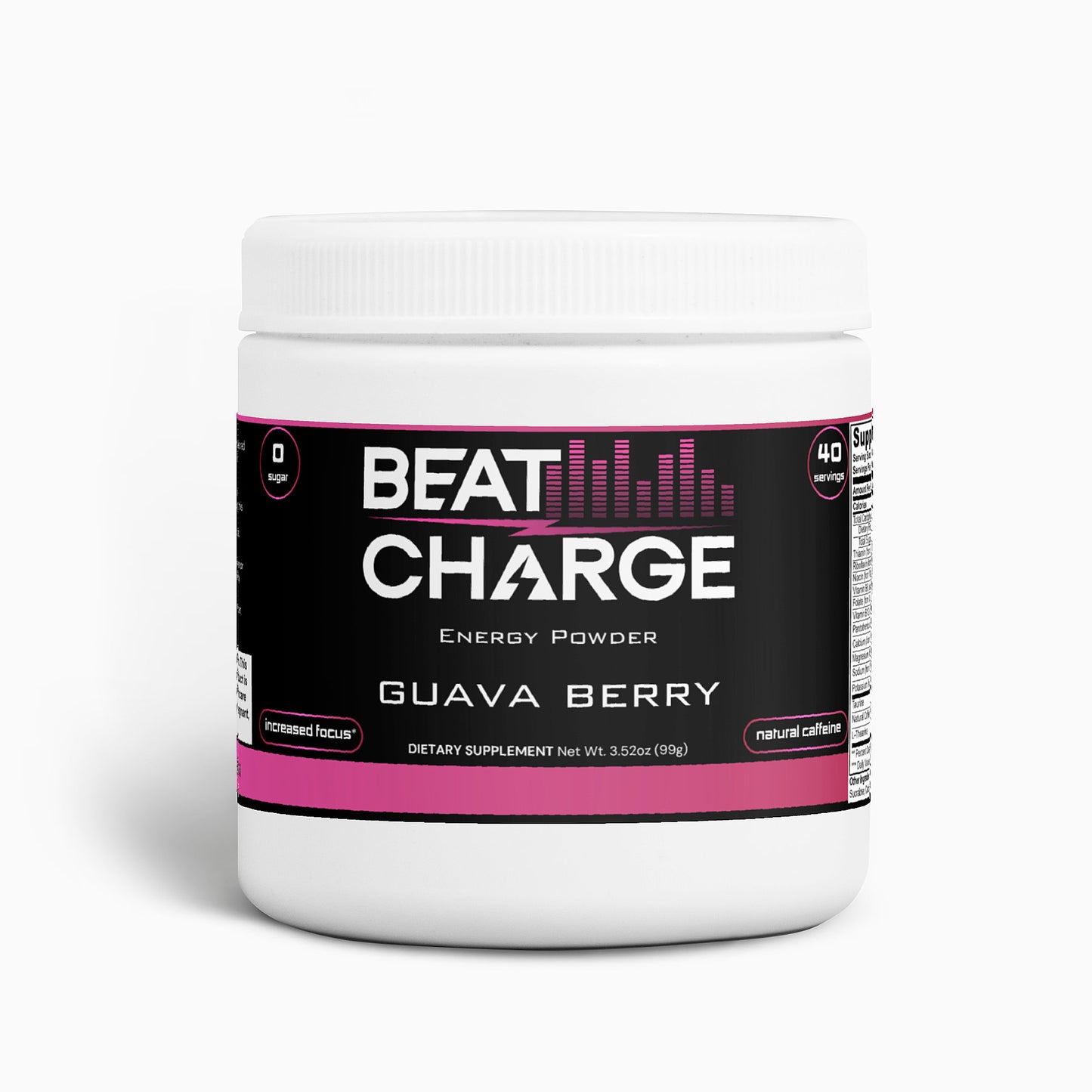 Beat Charge - Energy Powder (Guava Berry)