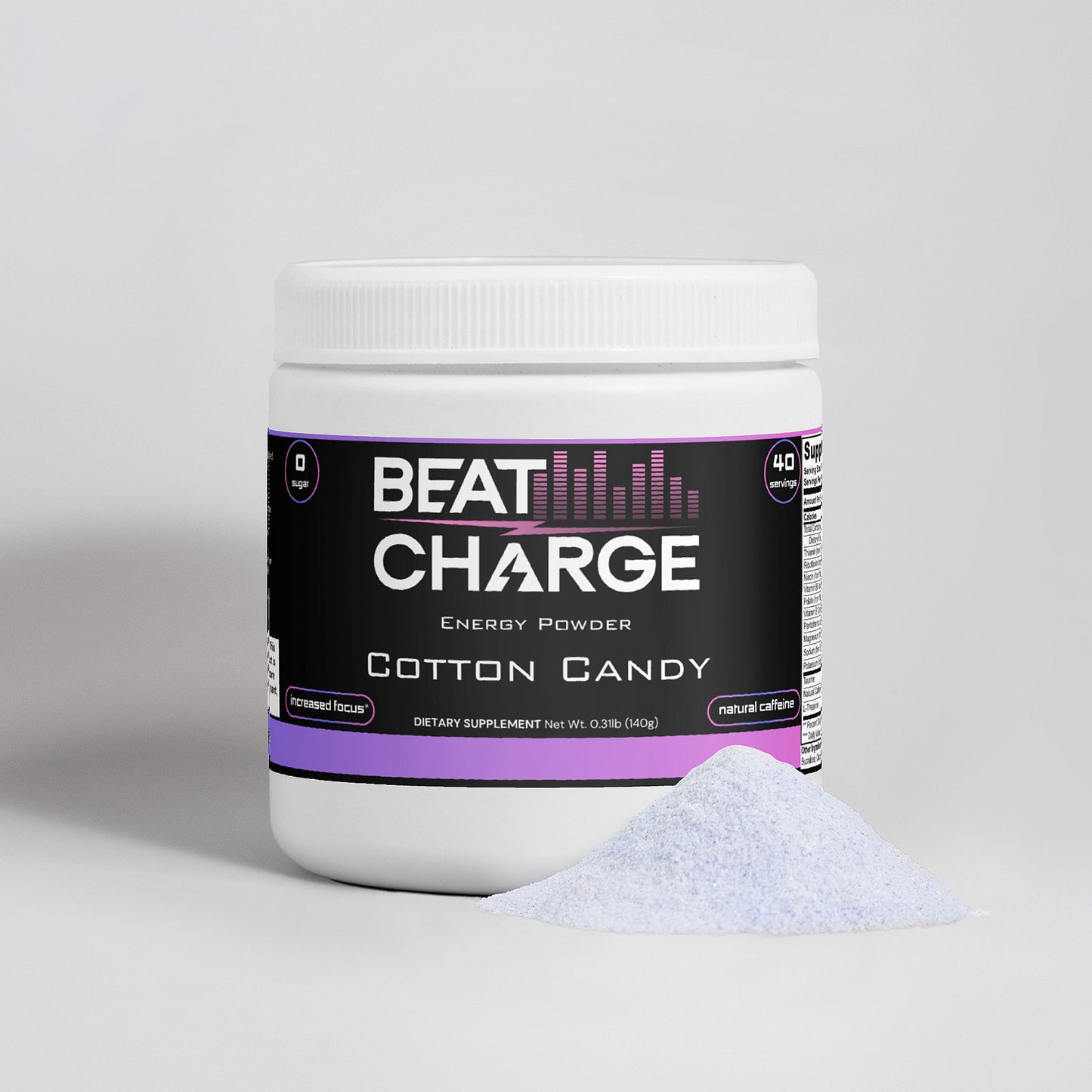 Beat Charge - Energy Powder (Cotton Candy)