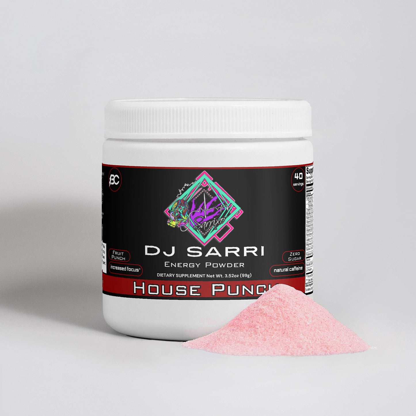 DJ Sarri - House Punch Energy Powder (Fruit Punch)