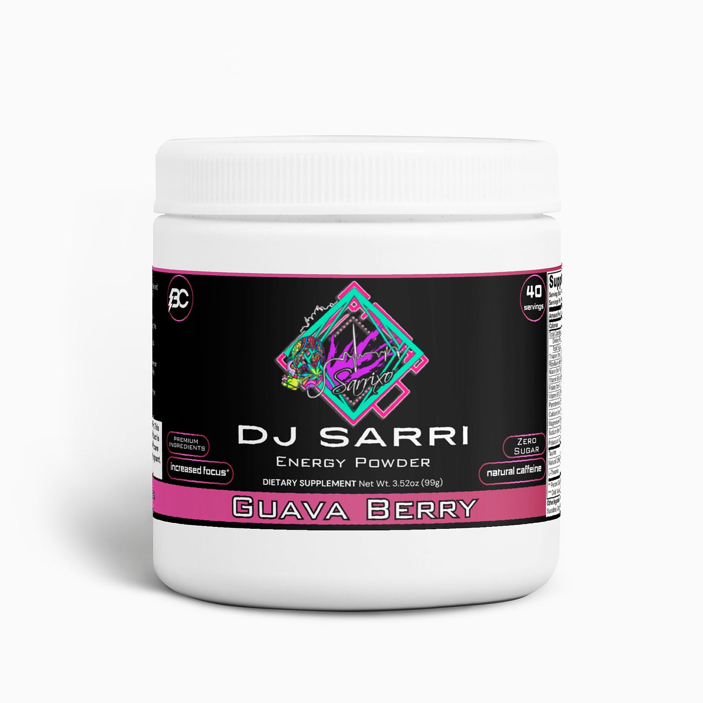 DJ Sarri - Energy Powder (Guava Berry)