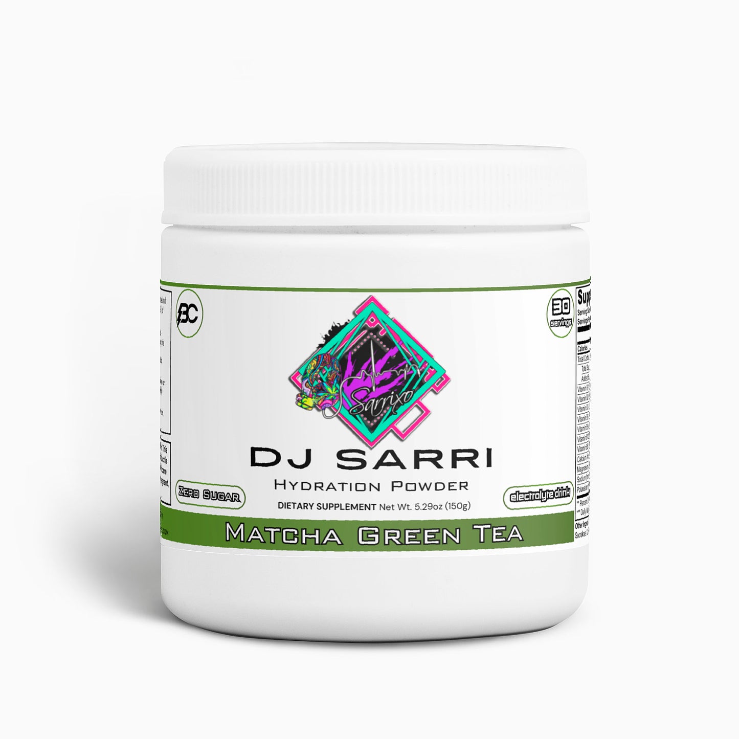 DJ Sarri - Hydration Powder (Matcha Green Tea)