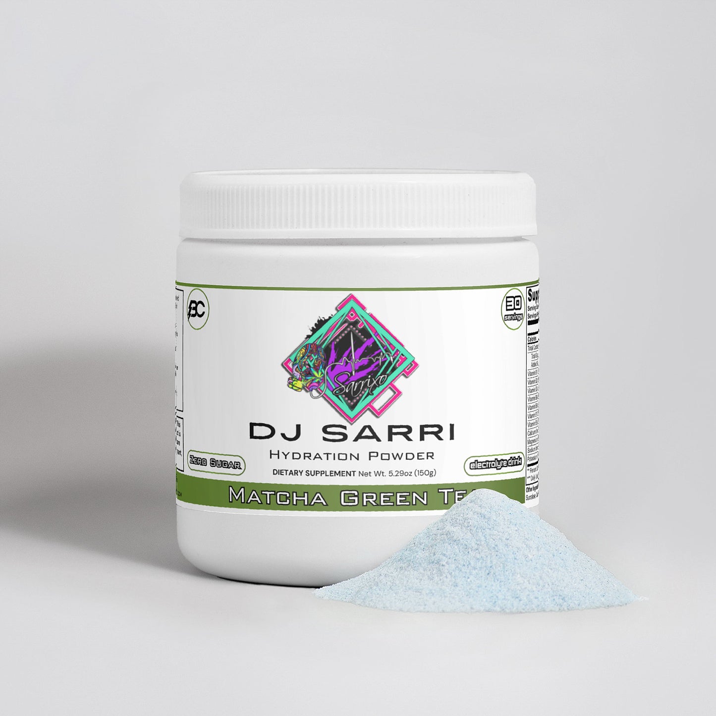 DJ Sarri - Hydration Powder (Matcha Green Tea)