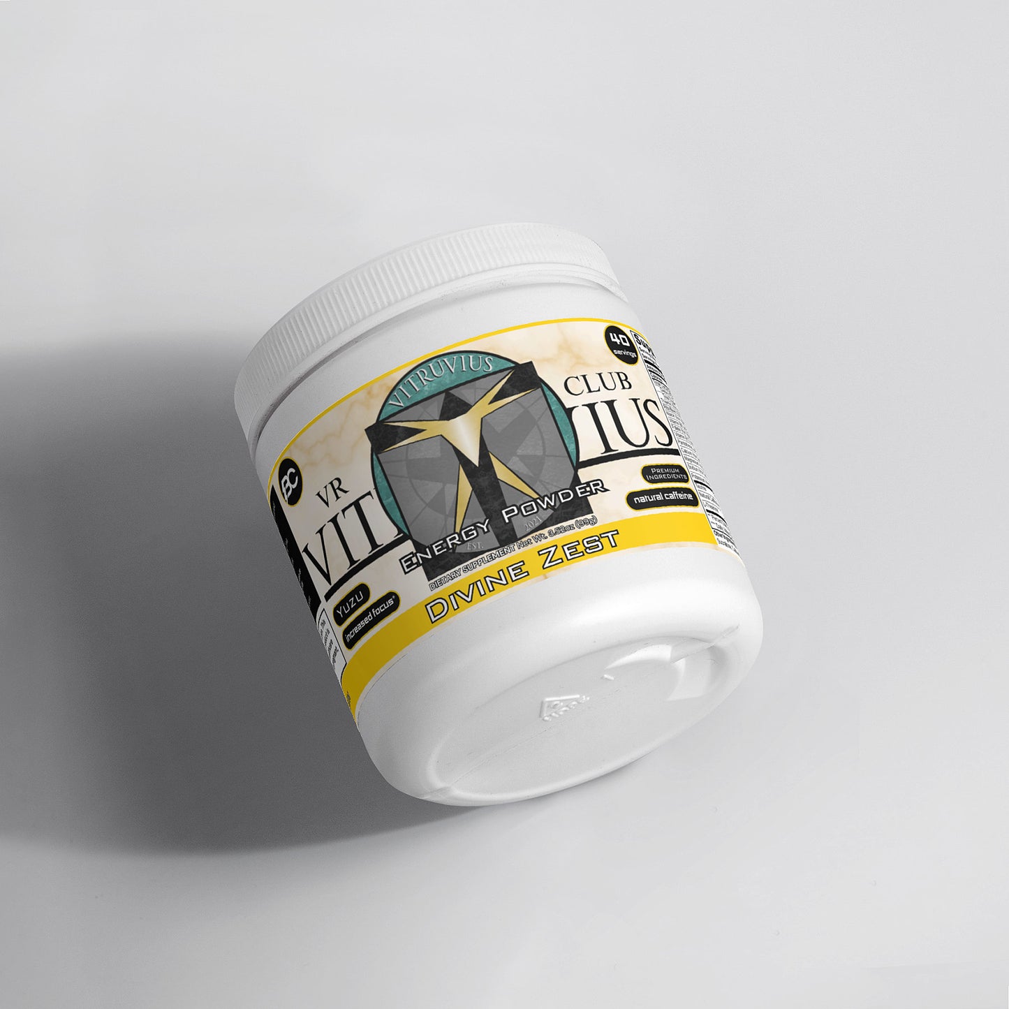 Club Vitruvius - Divine Zest Energy Powder (Yuzu Flavor)