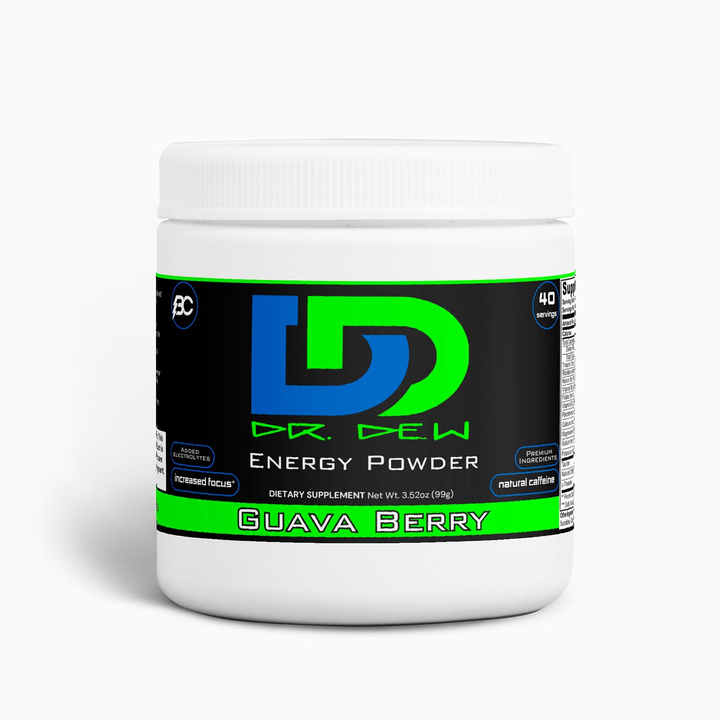 Dr. Dew - Energy Powder (Guava Berry)