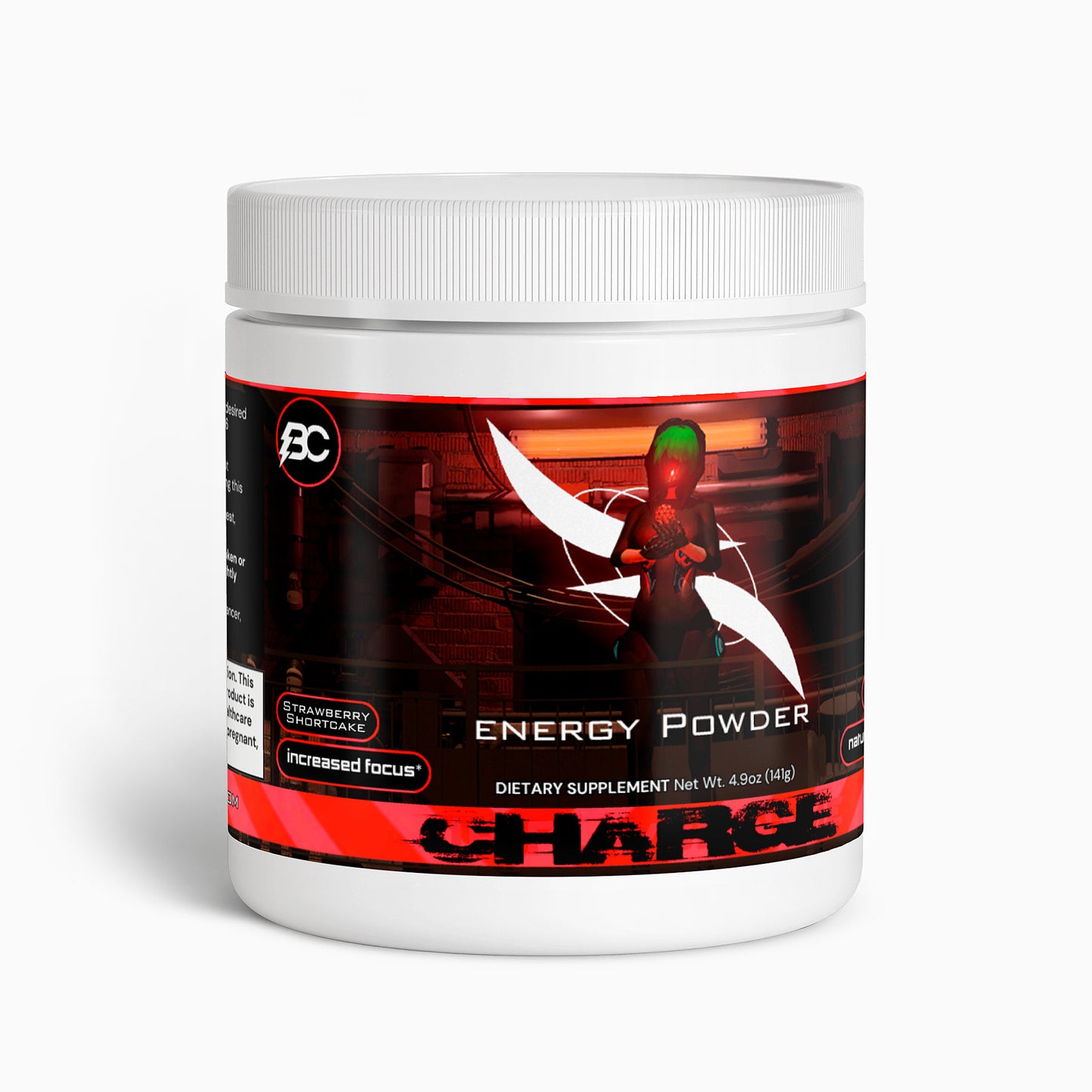 Iron Biscuit - CHARGE Energy Powder (Strawberry Shortcake)