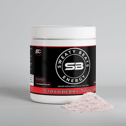 Sweaty Beats - Strawberry Tinycake Energy Powder (Strawberry Shortcake)