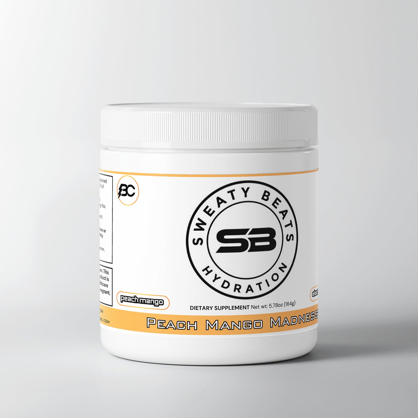 Sweaty Beats - Peach Mango Madness Hydration Powder (Peach Mango)