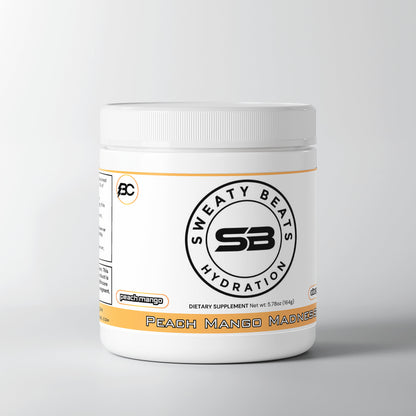 Sweaty Beats - Peach Mango Madness Hydration Powder (Peach Mango)