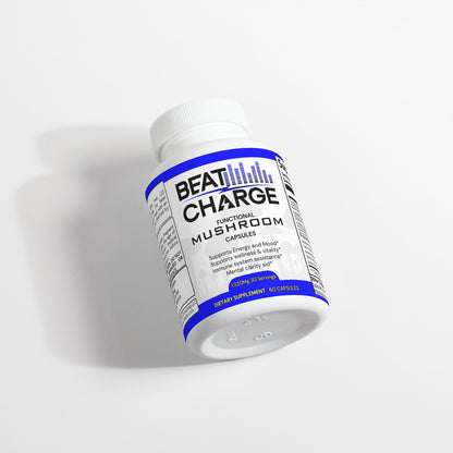 Beat Charge Functional Mushroom Complex Supplement