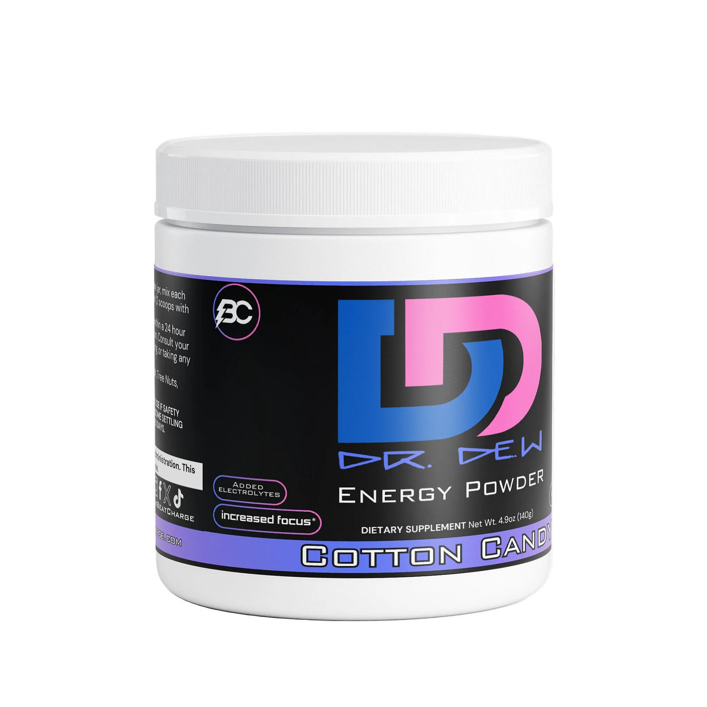 Dr. Dew - Energy Powder (Cotton Candy)