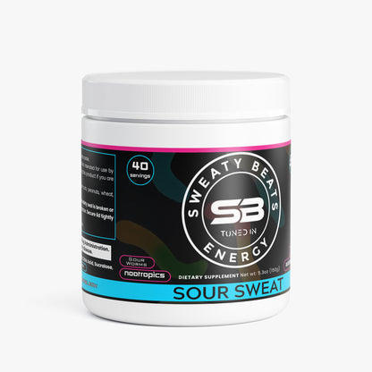 Sweaty Beats - Sour Sweat TUNED IN Focus Powder (Sour Worms)