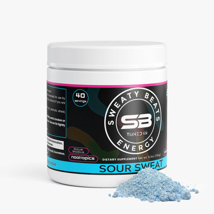 Sweaty Beats - Sour Sweat TUNED IN Focus Powder (Sour Worms)