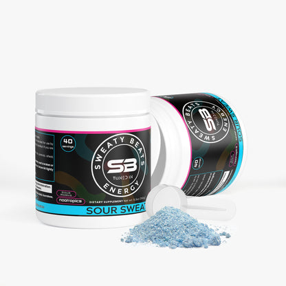 Sweaty Beats - Sour Sweat TUNED IN Focus Powder (Sour Worms)