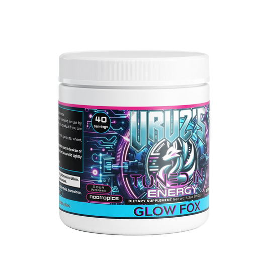 Chris Uruz - Glow Fox TUNED IN Focus Energy Powder (Sour Worms)