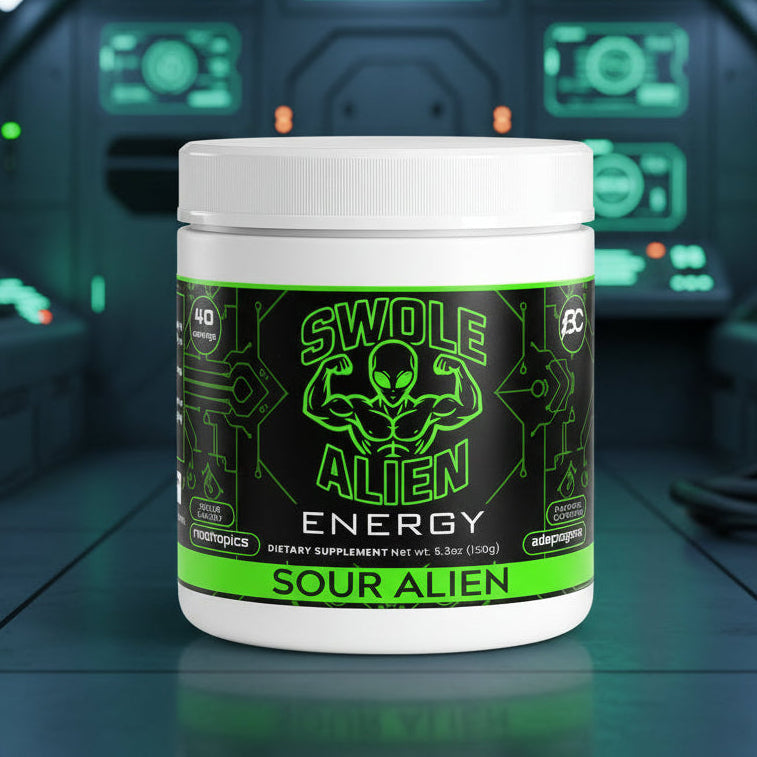 Swole Alien Energy Drink - Sour Alien (Sour Candy Flavor) – Beat Charge