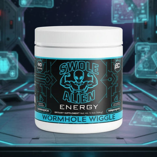 Swole Alien Energy Drink - Wormhole Wiggle (Sour Worms Flavor)